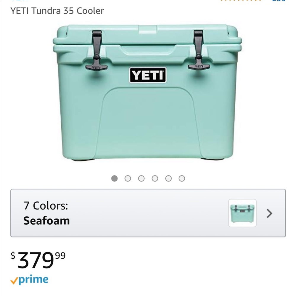 Limited Edition Yeti Tundra 35 Seafoam Green
